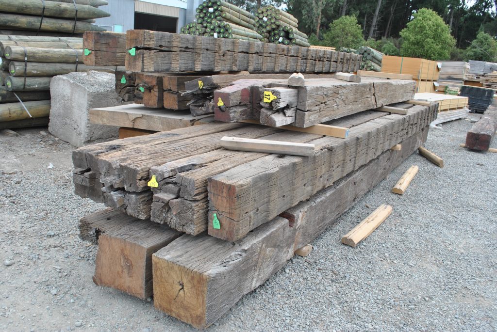 From Bridge Beams to Bespoke Builds: The Journey of Reclaimed Hardwood 1 1. before cutting 3